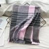 Fashionable and Versatile Imitation Cashmere Autumn and Winter Scarf for Men New Plaid Warm Scarf for Women