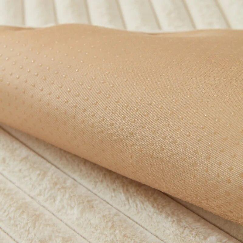 Super Soft Rabbit Plush Quilted Sofa Towel Winter Warm Thick Plush Couch Cover L-shaped Sectional Anti-slip Sofa Cover