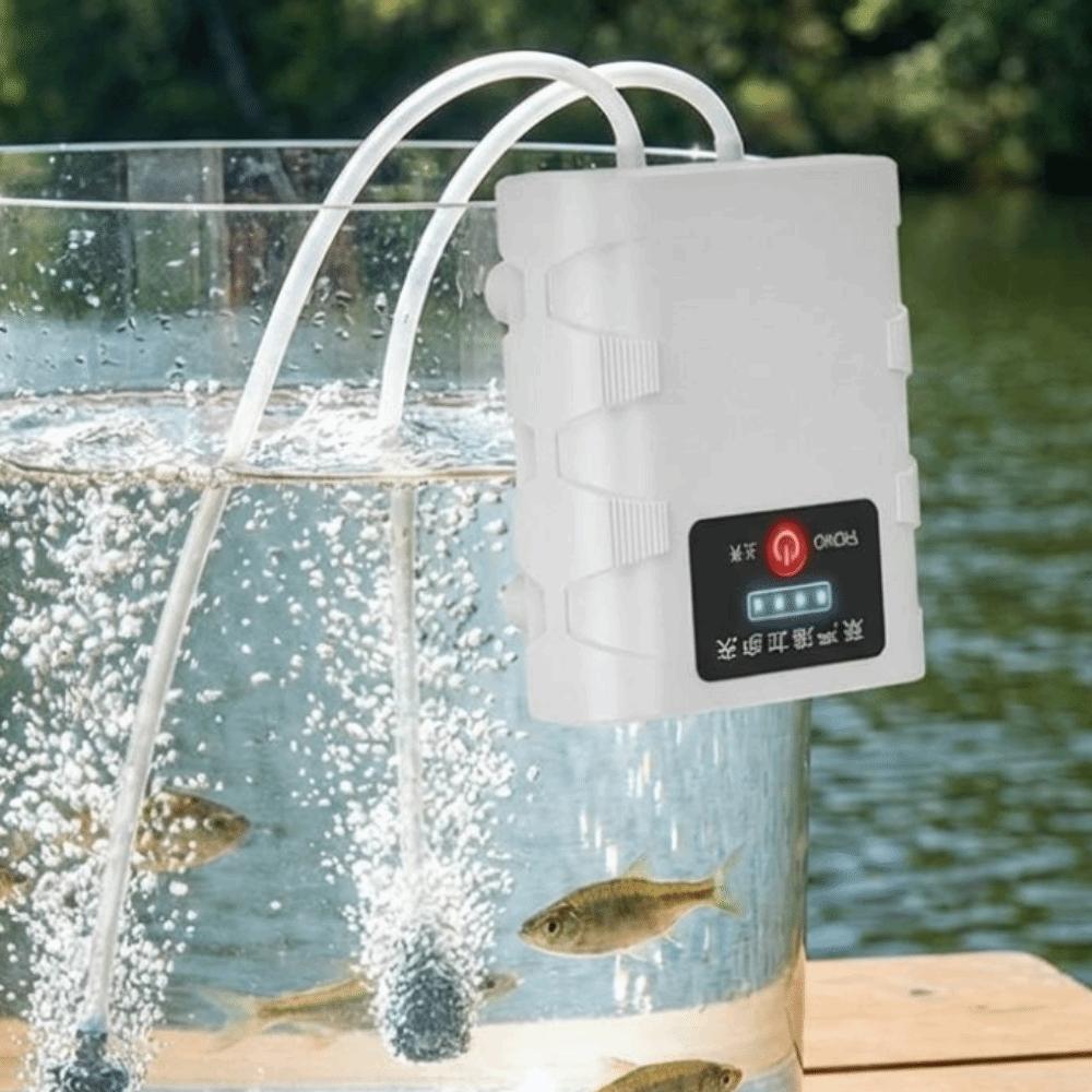 High Air Flow Fish Tank Air Pump USB Rechargeable Aquarium Aerator Aquarium Oxygen Pump Fishing