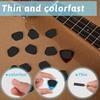 16 Pcs Guitar Pick Grips Reusable Self-adhesive Rubber Hand Grips Anti-slip Guitar Pick Stickers for Sweaty Hands Live Performances Beginners