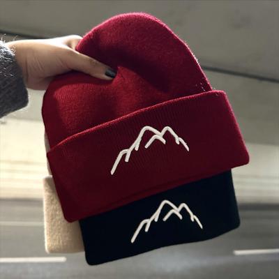 Зимние шапки унисекс, вязаные однотонные симпатичные шапки, женские осенние шапки-бини, теплые шапки для мужчин, повседневные шапки