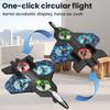 Non-Toxic Rc Jet Airplane Flying Toy With Light Glider 2.4G Epp Stunt Remote Control Foam Fighter Plane Toys For Children Kids Birthday Gifts