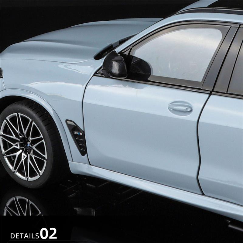 1/18 BMW X5M 2025 Внедорожник Сплав Модель автомобиля Литые Металлические Внедорожники Модель автомобиля Высокая Симуляция Коллекция Детская Игрушка Подарок