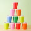 ZISIZ 250 мл Утолщенные Одноразовые Цветные Бумажные Стаканчики - 150 штук Смешанный Набор