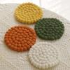 Hand Made Wool Felt Coasters Prevent Scalding Tableware Placemat Dinner Mats  Table Display