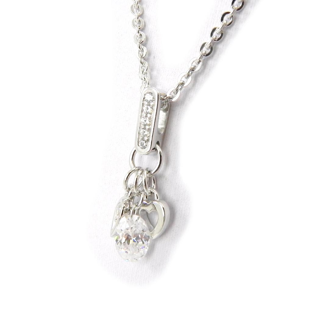 Altesse [I3161] - Белое серебряное колье «Скарлетт»