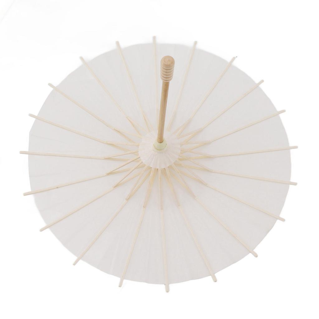 Детский бумажный зонтик из бамбука и бумаги в китайском стиле, элегантные белые бумажные зонтики своими руками для украшения