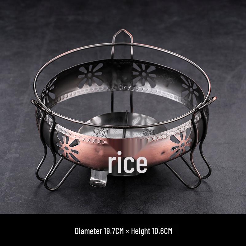Thickened Stainless Steel Hot Pot with Alcohol Stove