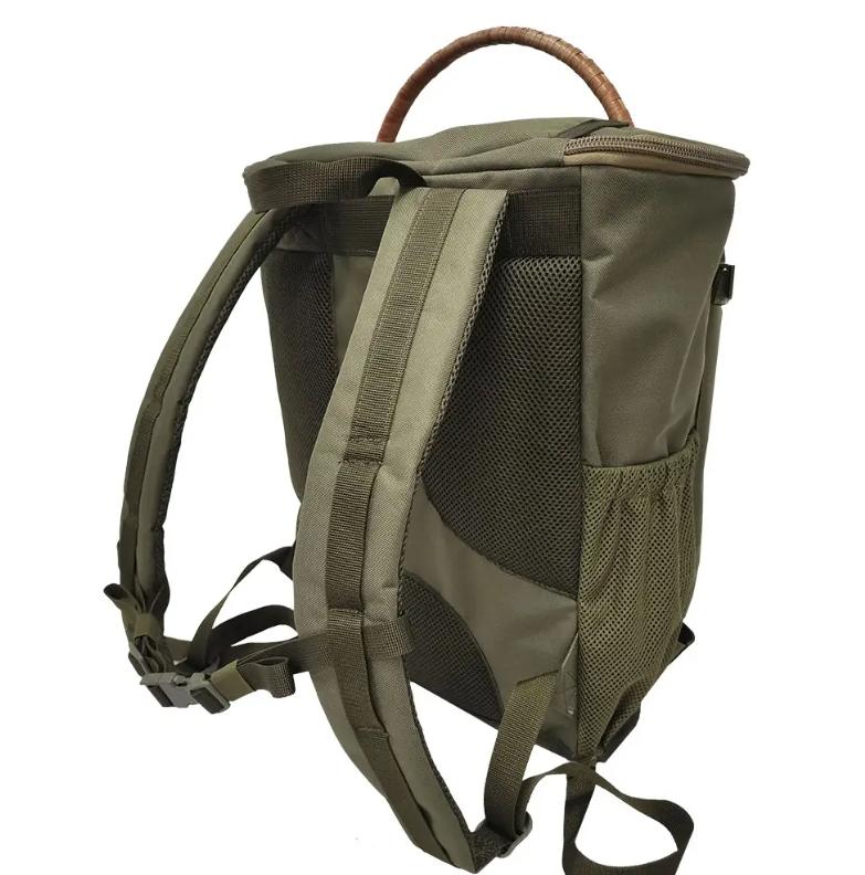 Backpack with 2 wicker baskets for mushroom picker Acropolis