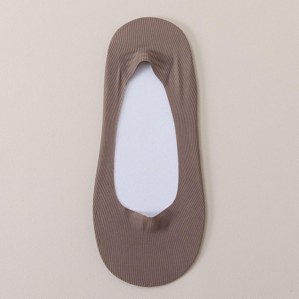Summer Socks Hollow Out Mesh Breathable Invisible No Show Sock Slippers Solid Color Silicone Non-slip Low Cut Boat Socks