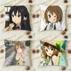 Аниме Кавайная Девочка K-On Милый Двусторонний Квадратный Декоративный Чехол на Подушку для Дивана Гостиной Домашний Декор