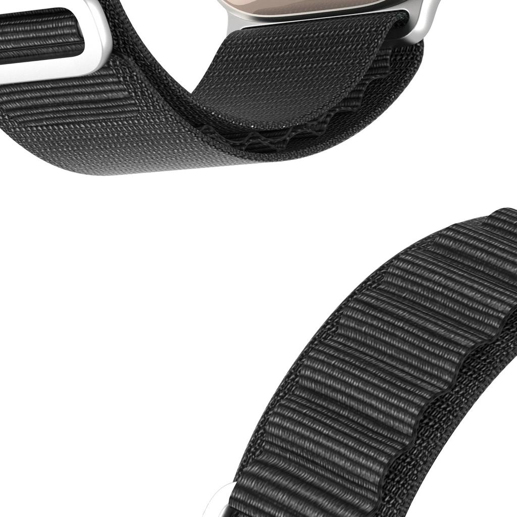 Dux Ducis GS Black Sport Buckle Strap for Apple Watch 1-9/SE (41/40/38 mm)