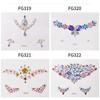 Face Jewels Face Body Colored Rhinestone Face Tattoo Stickers Nail Art Charms Temporary Tattoo