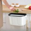 Подвесной мусорный бак на двери кухонного шкафа с ручкой, небольшой мусорный бак под раковиной, настенный контейнер для мусора, компостная корзина