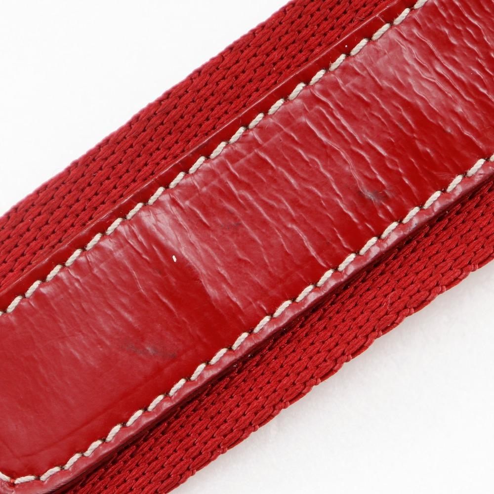 PRADA 2WAYShoulder Handbag Red Nylon Women Used