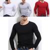 New Men's Long Sleeve Fashion Slim Fit Solid Color Sport Bottoming T-shirts Premium Quality And Superior Comfort