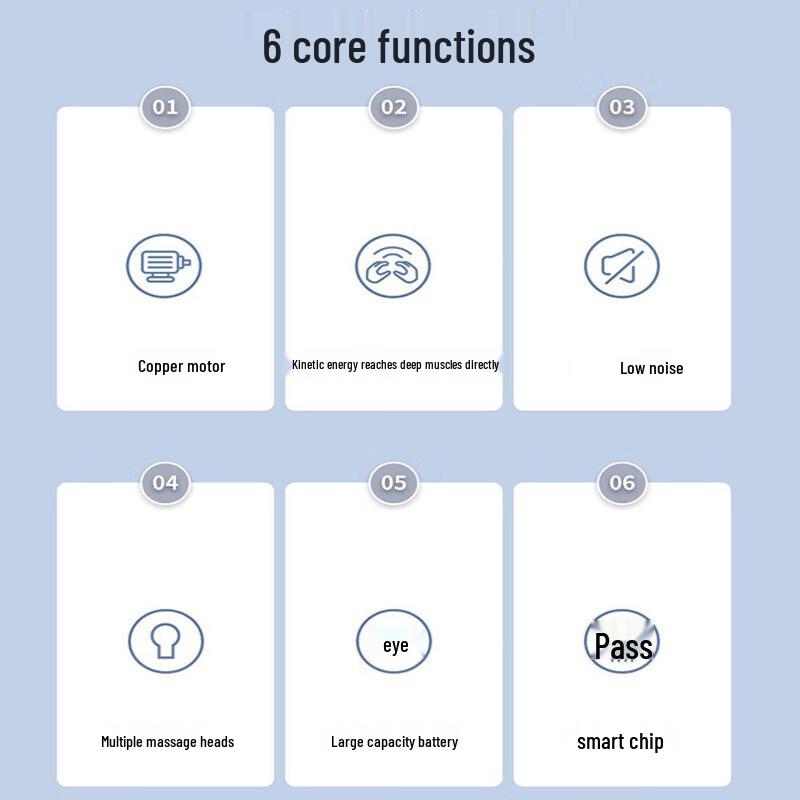 Portable Rechargeable Fascia Massage Gun