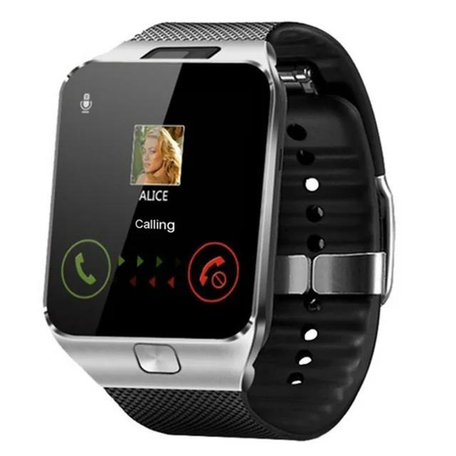 Цифровой сенсорный экран Смарт-часы Браслет Камера Bluetooth Наручные часы SIM-карта Поддержка смарт-часов Ios Android Телефоны