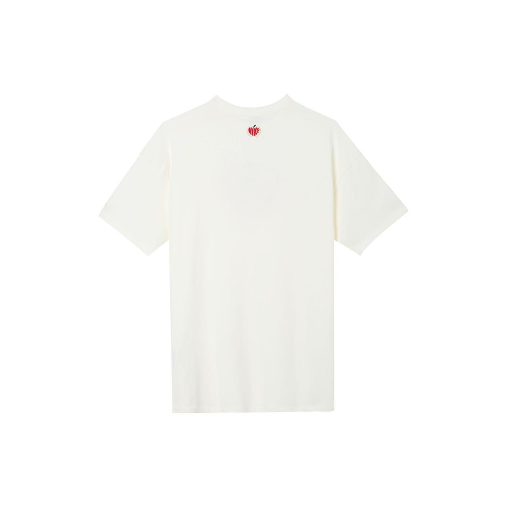 Nike Спортивная одежда Оверсайз Повседневная Удобная Футболка с коротким рукавом и круглым вырезом Женские футболки Парусиново-белый IB5577133