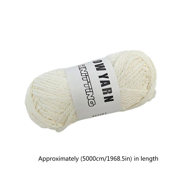 2 рулона пряжи Glow in The Dark полиэстеровая пряжа 55 ярдов в рулоне пряжа для вязания крючком X3UC