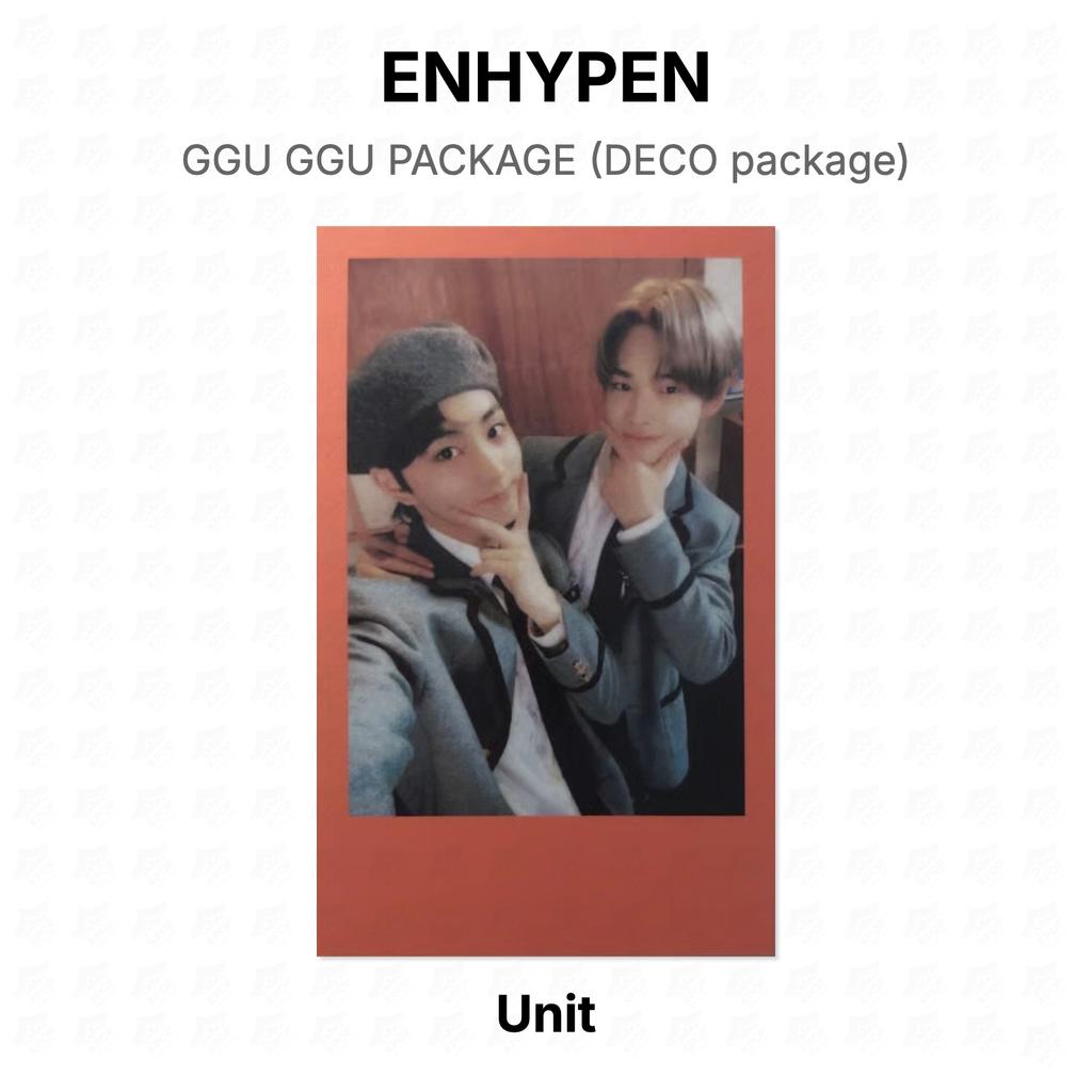ENHYPEN GGU GGU ПАКЕТ (Пакет DECO) Официальная фотокарта