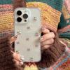 Абстрактный чехол для мобильного телефона с кошкой Кит и вишней для Iphone17Promax, блестящий, Apple 15Plus, эпоксидный 14, прозрачный