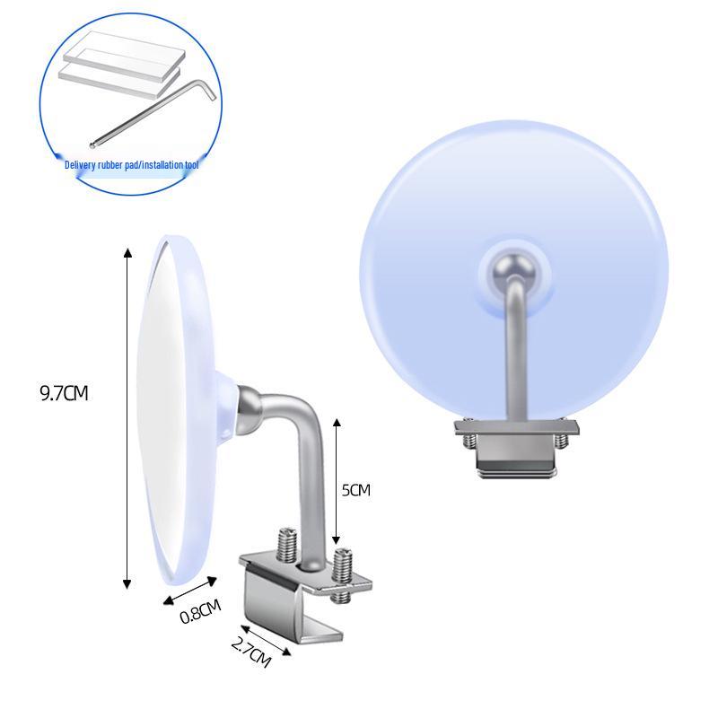 Круглое зеркало заднего вида 304 - Идеально для учебных автобусов автошкол, Широкоугольное, Подходит для малых транспортных средств