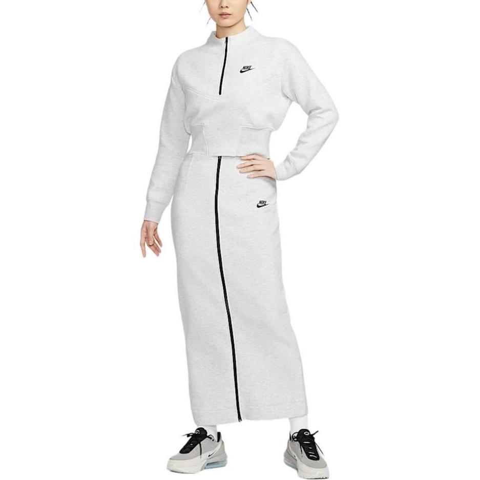 Nike Женская длинная облегающая юбка из технологичного флиса для спорта HJ0919-013