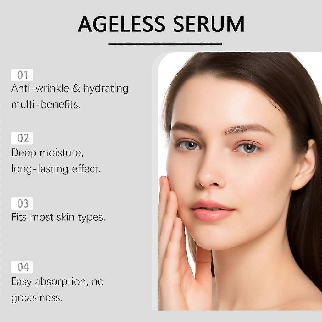 Ageless Serum, All-In-One Anti-Aging Wrinkle Essence, Intensely Firms Skin, Smooths Fine Lines & Hydrates For Women