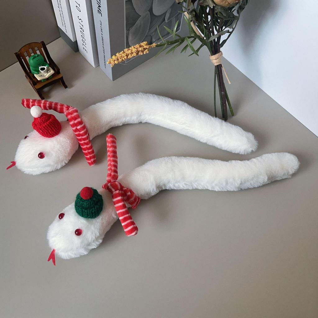 Зеленая змея плюшевая игрушка и набор браслетов - милый подарок для детей