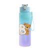 750ml Cartoon Letter Printed Lovely A-Z Water Cup Portable Children Plastic Cartoon Outdoor Sport Large Capacity Water Bottle