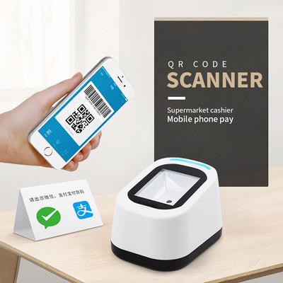 Проводной сканер штрих-кодов. Универсальное сканирование через USB. Сканирование без помощи рук. Считыватель QR-кодов для супермаркетов и магазинов.