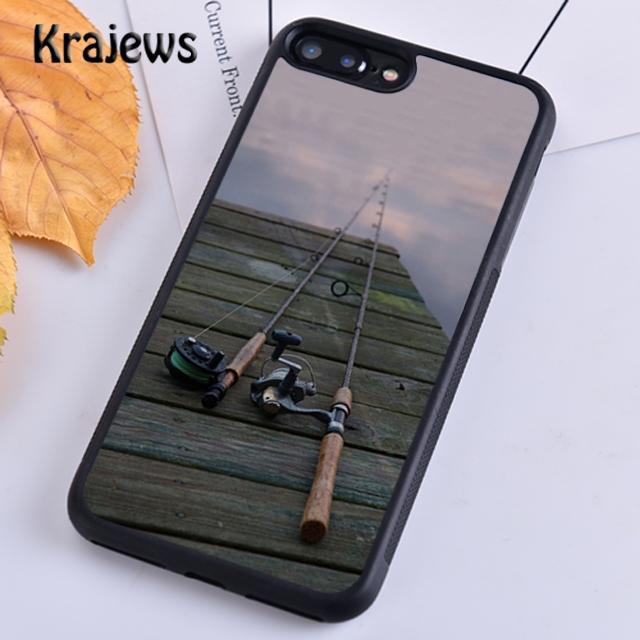 Krajews CARP FISHING RODS Soft Phone Case Cover For IPhone 18 17 Air 16 15 14 plus 11 12 13 pro max coque Shell Fundas