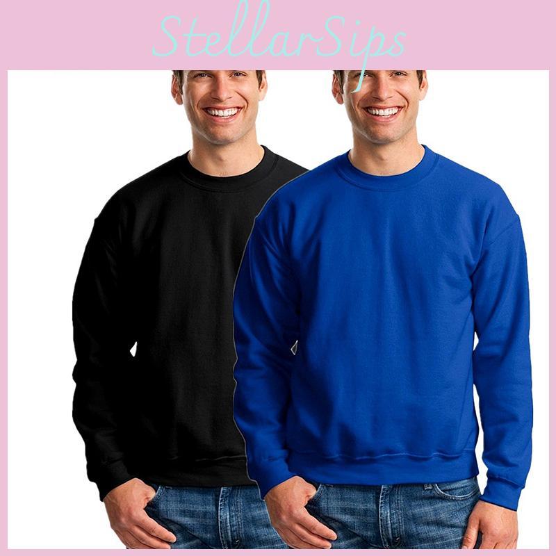 Классический однотонный пуловер Gildan Heavy для взрослых с круглым вырезом для стильной и удобной рабочей одежды