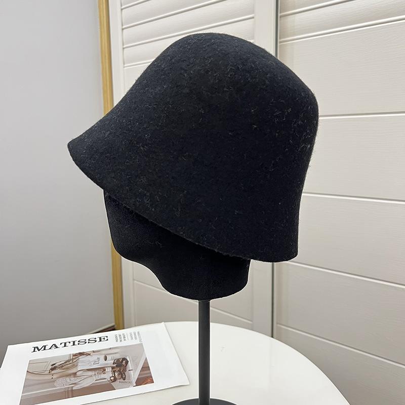 80% шерсть австралийского мериноса женские осенне-зимние литературные складные модные теплые панамы