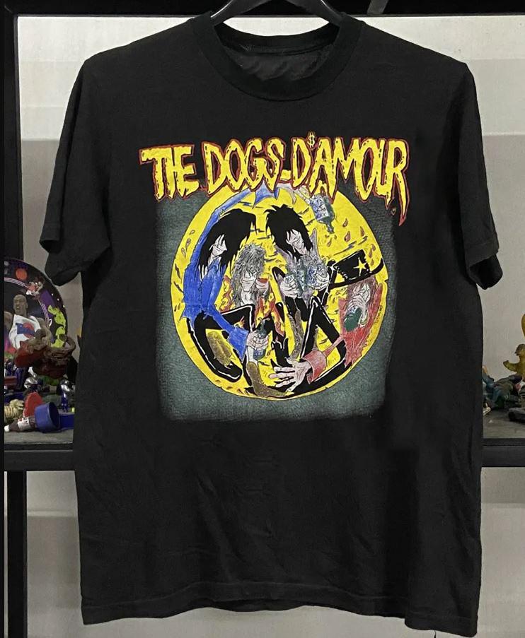 The Dogs D039Amour Punk Rock Tour Unisex Tee Cotton Shirt All Size BT059