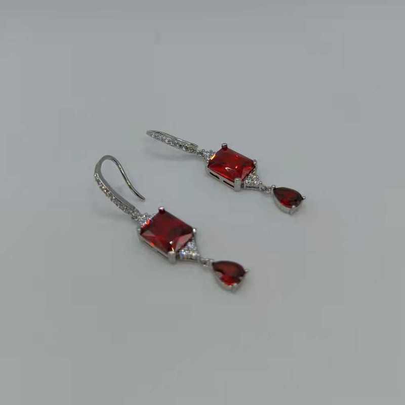 Sace Gems Classic Copper Alloy Zircon Earrings Ladies Jewelry Wedding Promise Party Gift