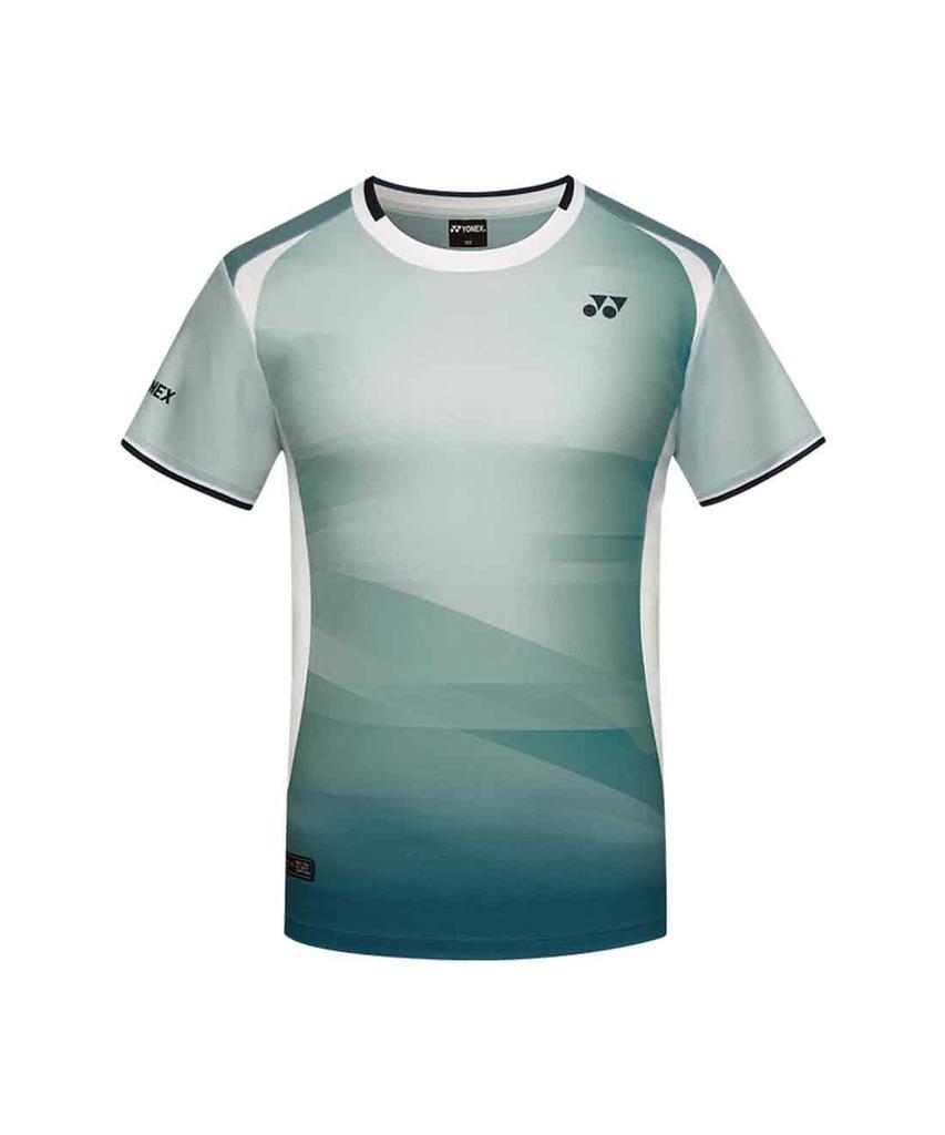 YONEX 261Ts021M Бледно-мятный Мужская Спортивная Графическая Игровая Одежда