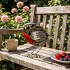 New Handmade Robin Metal Art Sculpture Mockingbird Metal Robin Desktop Small Ornament Robin Ornament Robin Statue