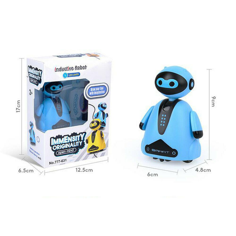 Follow Any Drawn Line Magic Pen Inductive Robot Model Children Kids Toy Gift