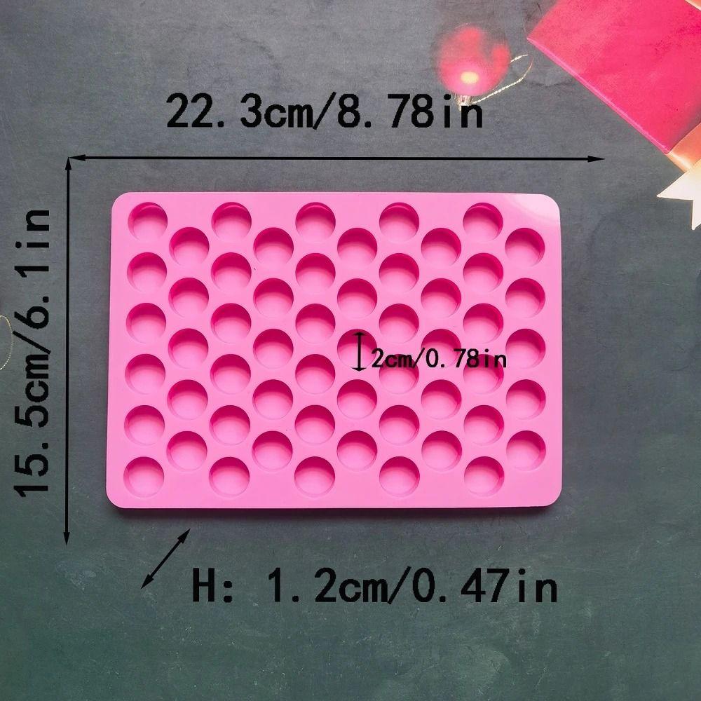 Silicone Cylindrical Molds 55 Cavity Chocolate Cake Mold DIY Candy Mold  Ice Cube Chocolate