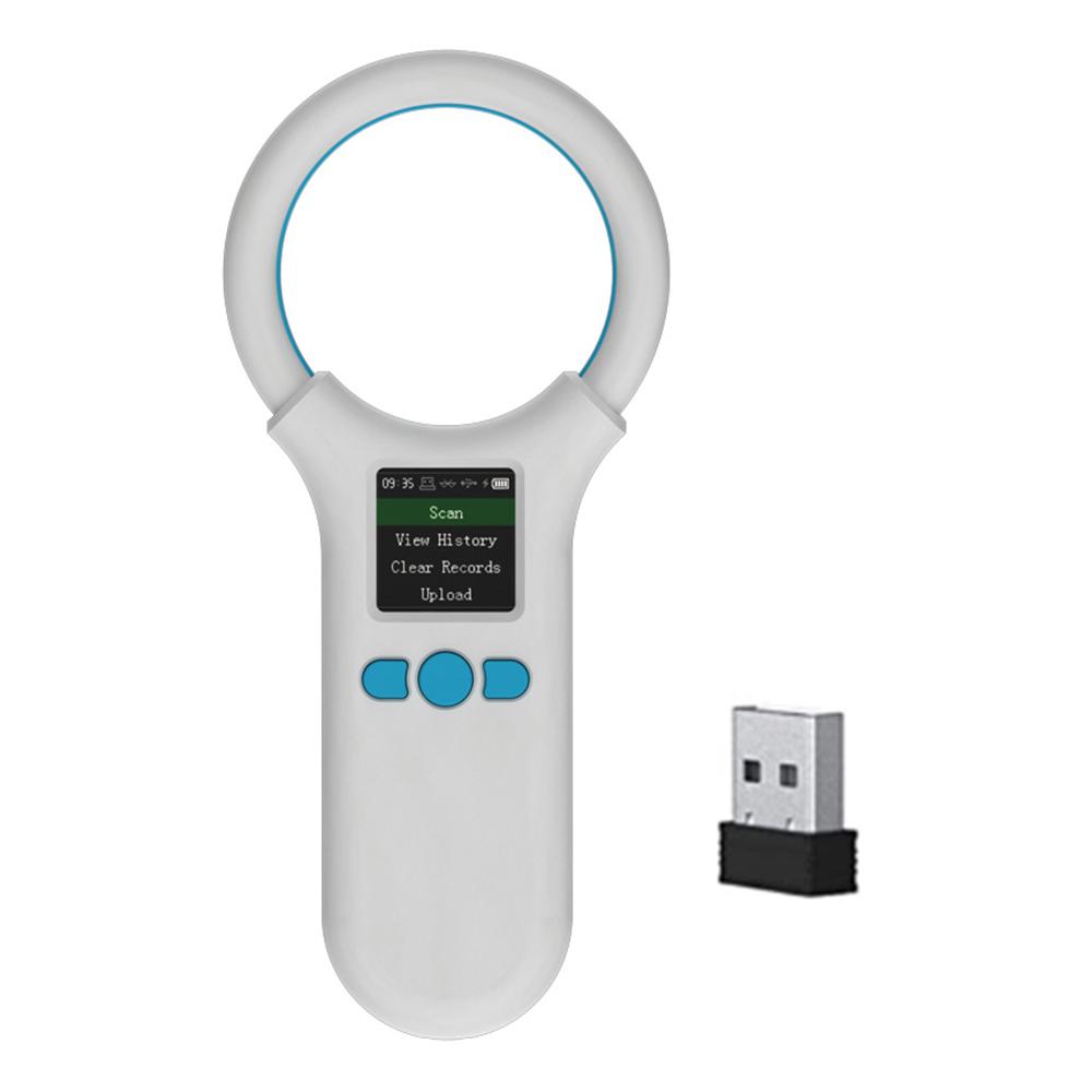 Animal Microchip Pet Tag Scanner ID Reader RFID EMID Animal Handheld Chip Reader BT+USB+2.4G