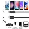 Cable 20cm USB-C USB-C Noir pour Samsung Galaxy A3 2017 / A5 2017 / A8 2018 / A9 2018 Phonillico®