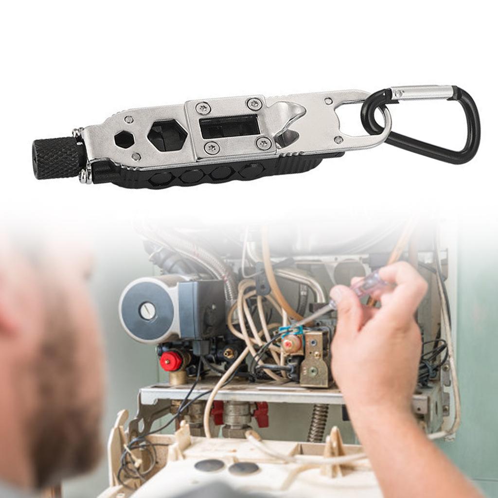 Брелок для ключей, многофункциональный инструмент, плоскогубцы, карманная отвертка, многофункциональный инструмент, небольшой многофункциональный карманный инструмент для рыбалки, кемпинга, подарок на День отца