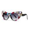 Luxury Diamond Sexy Ladies Cat Eye Sunglasses Women For Men Vintage Brand Designer Trendy Big Frame Crystal Rhinestone Sun Glass