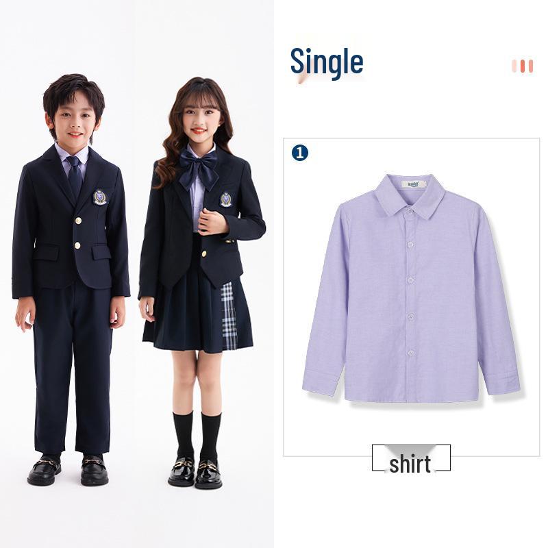 Детский осенне-зимний костюм: Комплект куртка с длинным рукавом и брюки для мальчиков и девочек - Школьная/детсадовская форма