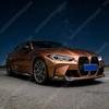For BMW G80 M3 G82 G83 M4 2021 2022 2023 Car MP Style Front Bumper Lip Sport Spoiler ABS Splitter Diffuser Body Modification Kit