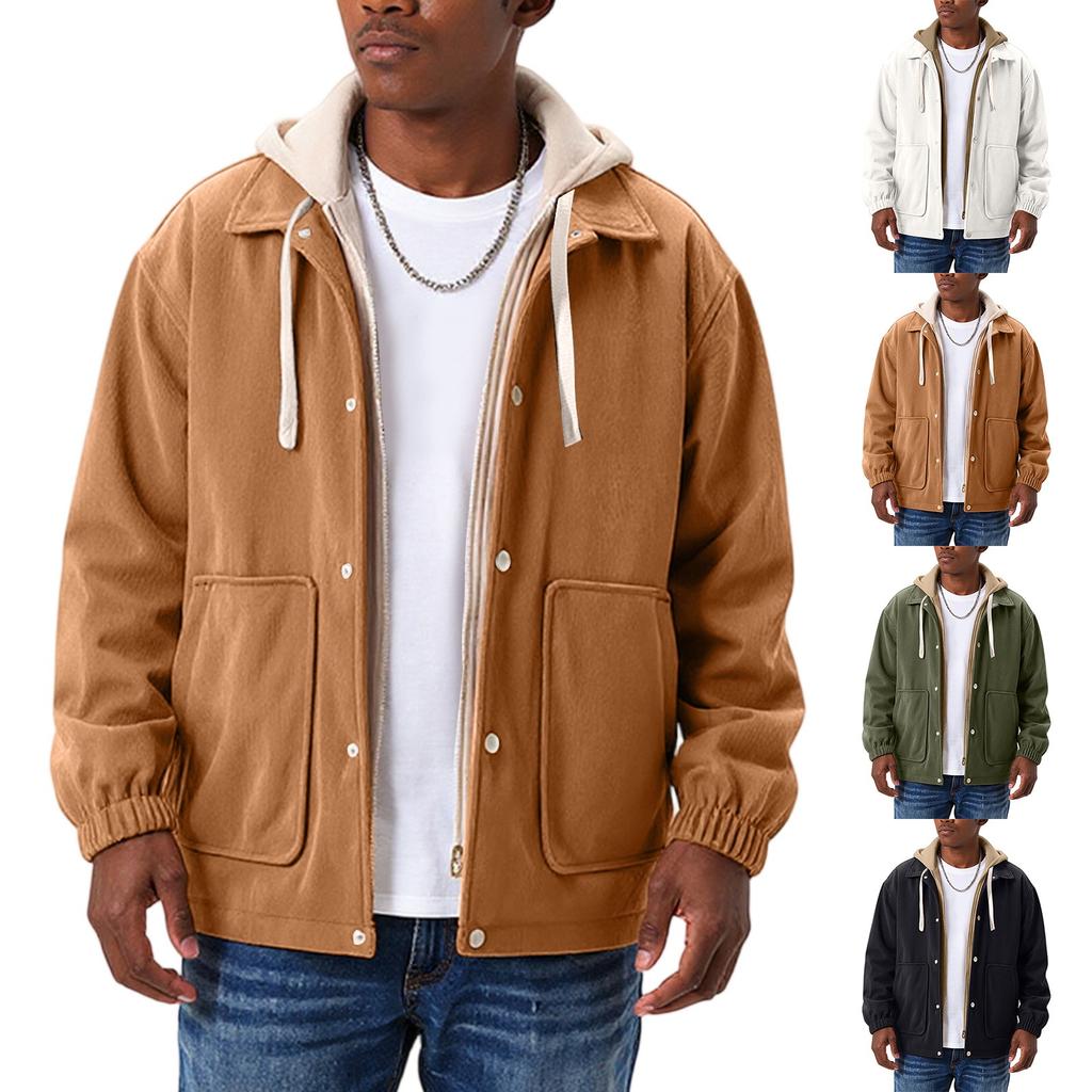 Мужская спортивная и повседневная куртка свободного кроя