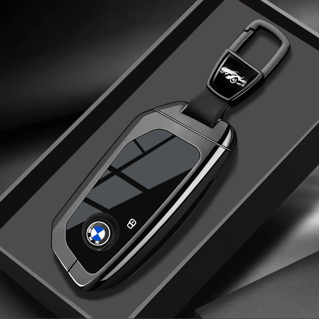 Чехол-брелок из цинкового сплава для ключа автомобиля BMW X1 X3 X4 X5 F15 X6 F16 G30 7 Серия G11 F48 F39 520 525 f30 118i 218i 320i Автоаксессуары