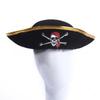 Пиратская шляпа для сценического шоу, для косплей-вечеринки, треуголка, шляпа для вечеринки на Хэллоуин, пиратский костюм для ролевых игр